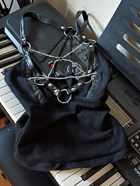 Dolls Kill Goth Chain Top